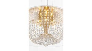 Подвесная люстра Lumina Deco Disposa LDP 7018-500 PR+F.GD