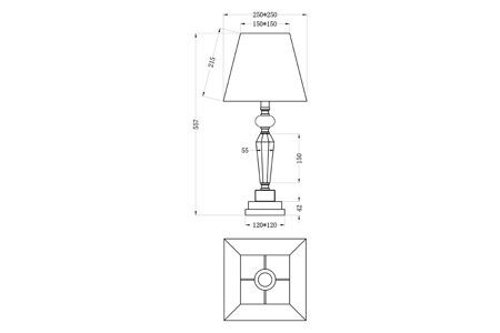 Настольная лампа Garda Decor 22-86639TL