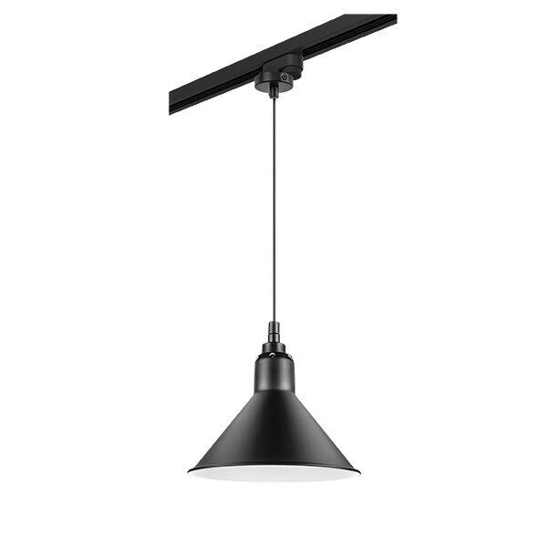 Трековый светильник Lightstar Track 1 black L1T765027 (765027+592007)