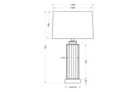 Настольная лампа Garda Decor 22-87529